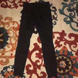 American eagle black ripped jeans